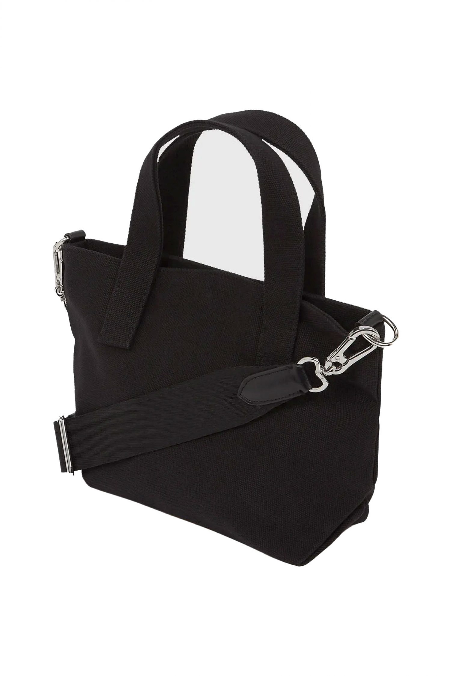 KARL LAGERFELD ΤΣΑΝΤΑ ΧΕΙΡΟΣ/CROSSBODY IKON CIRCLE RH SM SHOPPER LOGO ΣΤΡΑΣ ΜΑΥΡΟ φωτογραφία