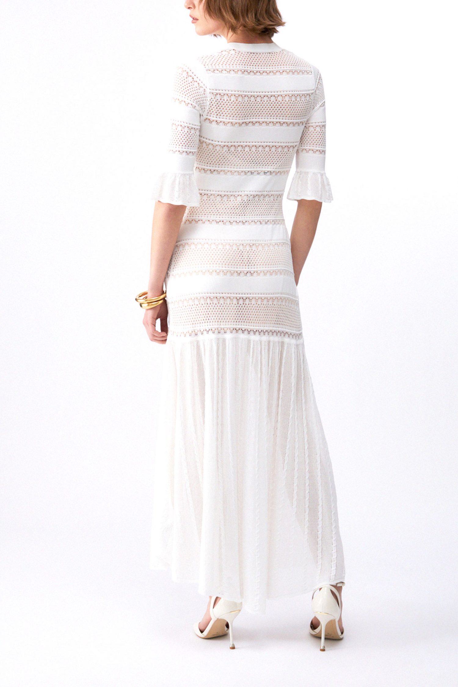 LIU-JO BETTER ΦΟΡΕΜΑ MAXI ΔΙΑΤΡΗΤΟ ΚΟΥΜΠΙΑ ΑΝΟΙΓΜΑ ΚΑΤΩ ΛΕΥΚΟ