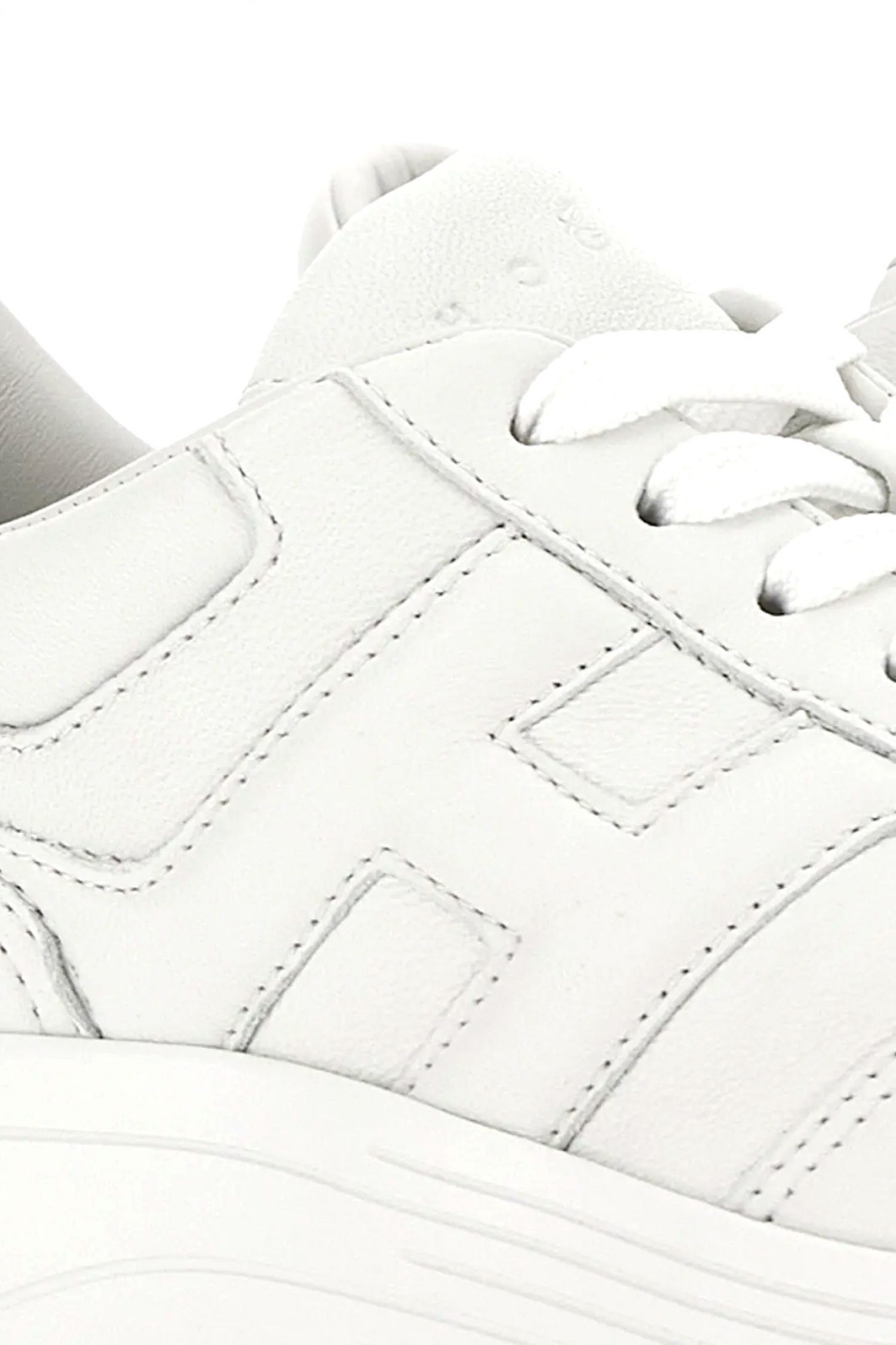 HOGAN ΠΑΠΟΥΤΣΙΑ SNEAKERS HYPERLIGHT ALLACCIATO H ΔΕΡΜΑ ΛΕΥΚΟ