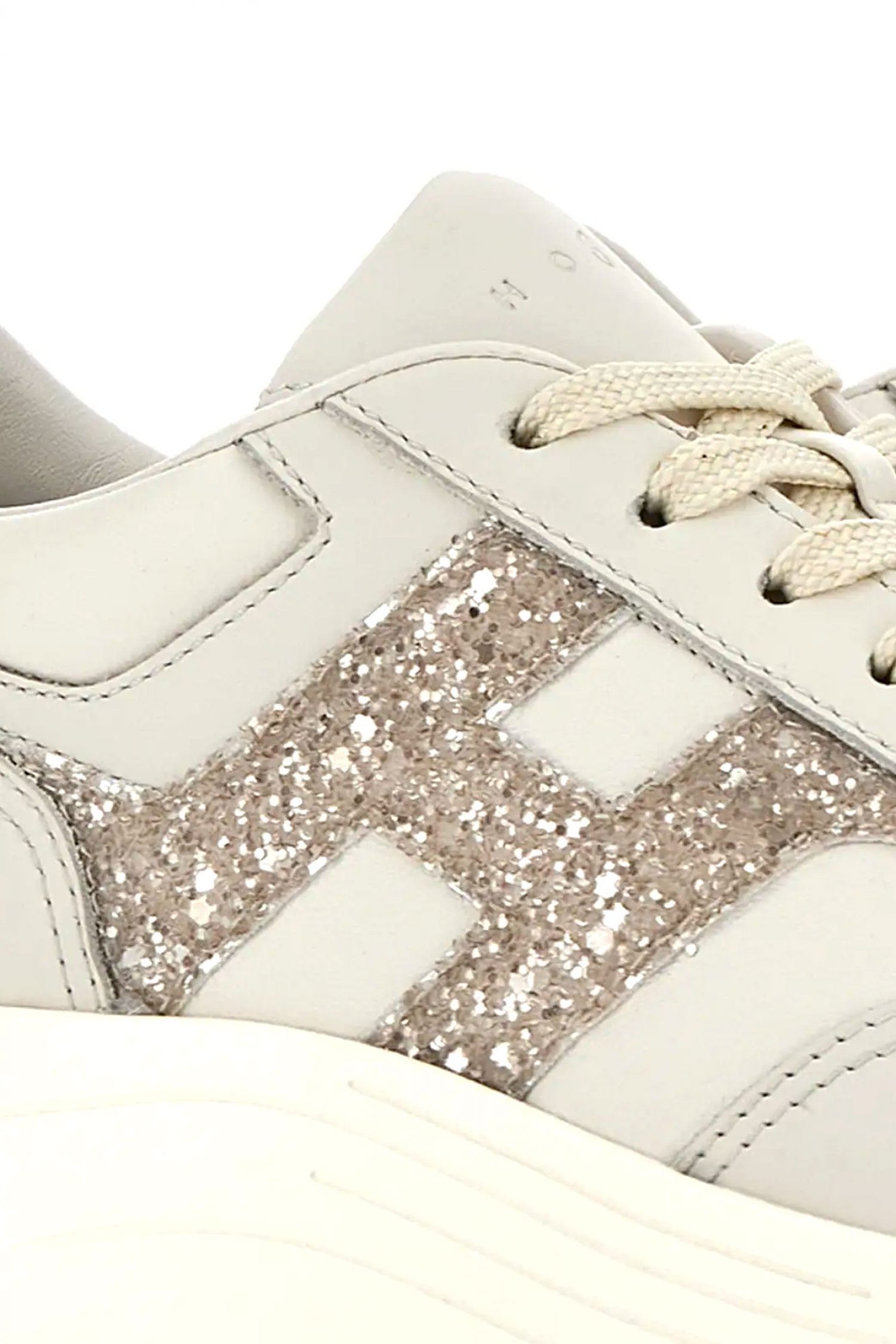 HOGAN ΠΑΠΟΥΤΣΙΑ SNEAKERS H669 ALLACCIATO H ΕΚΡΟΥ