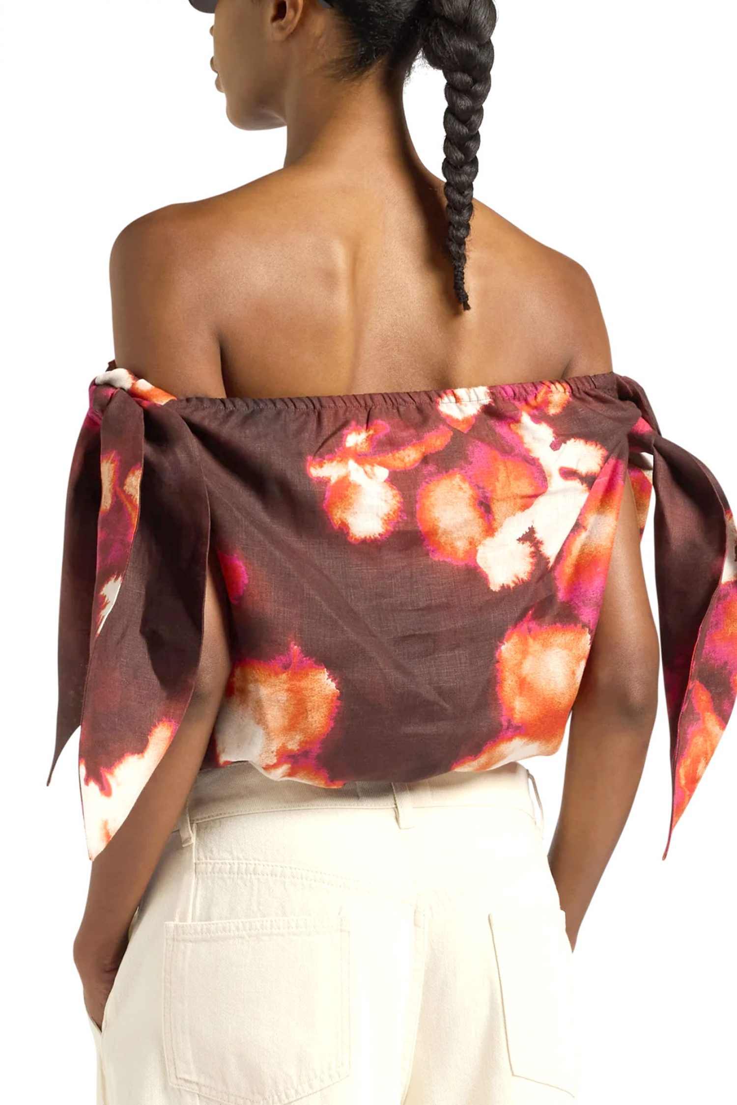 LIVIANA CONTI TOP CROPPED ΔΕΣΙΜΟ ΩΜΟΥΣ ΠΟΛΥΧΡΩΜΟ