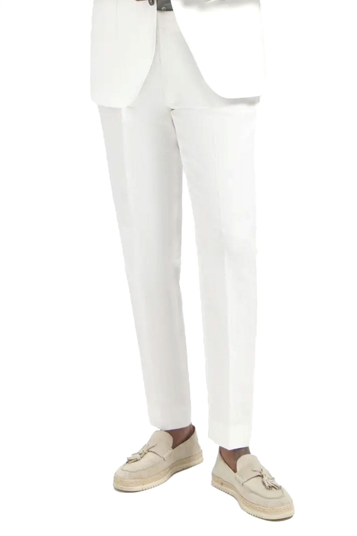 MICHAEL KORS ΠΑΝΤΕΛΟΝΙ CHINO ΛΙΝΟ ΛΕΥΚΟ