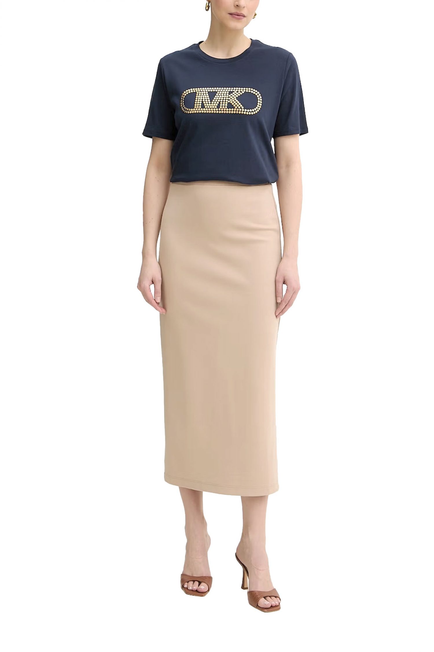 MICHAEL KORS T-SHIRT LOGO ΤΡΟΥΚΣ ΜΠΛΕ