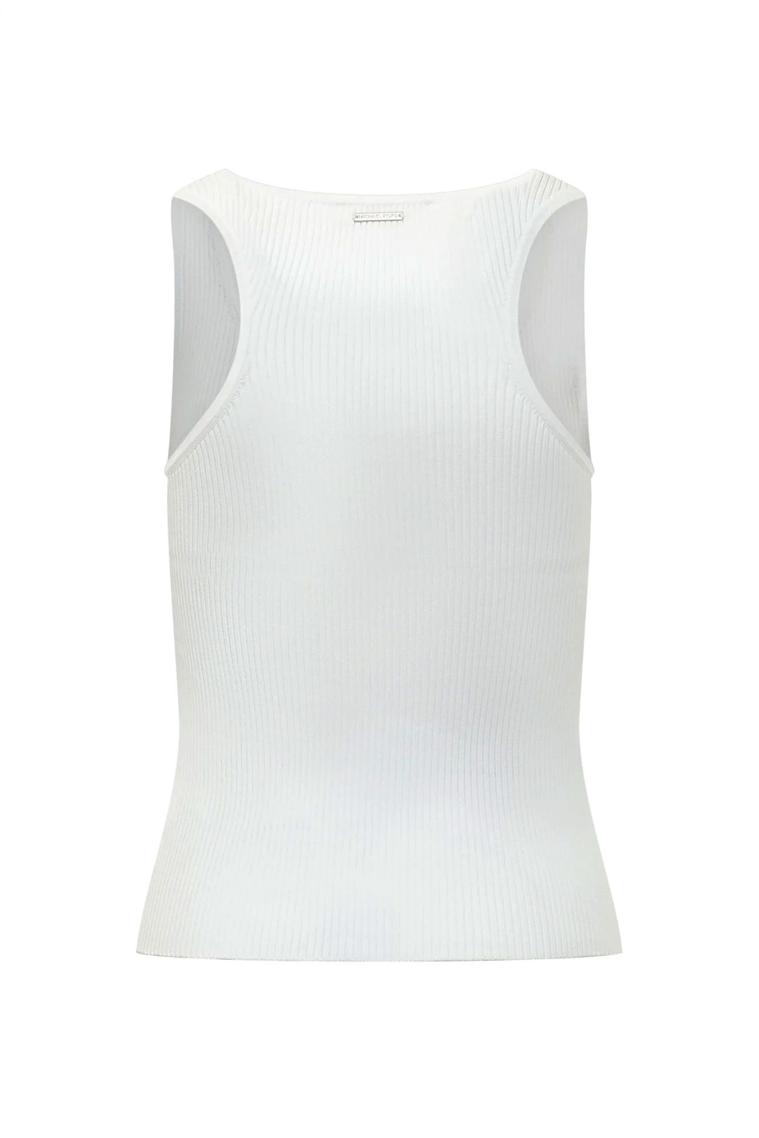 MICHAEL KORS TANK TOP RIBBED ΛΕΥΚΟ