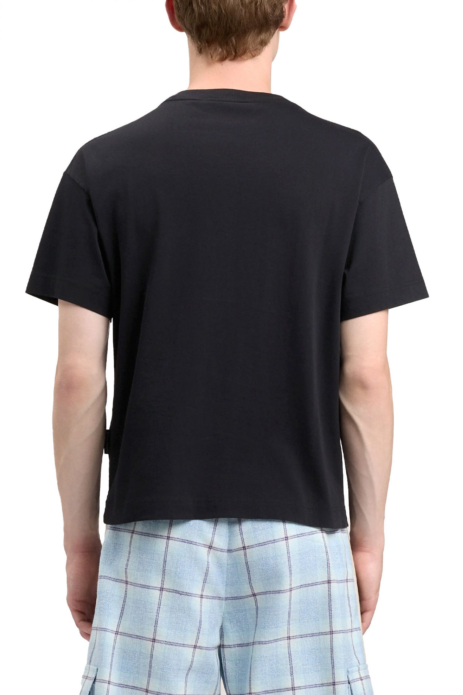 PALM ANGELS T-SHIRT M NECK LOGO REGULAR TEE ΜΑΥΡΟ φωτογραφία