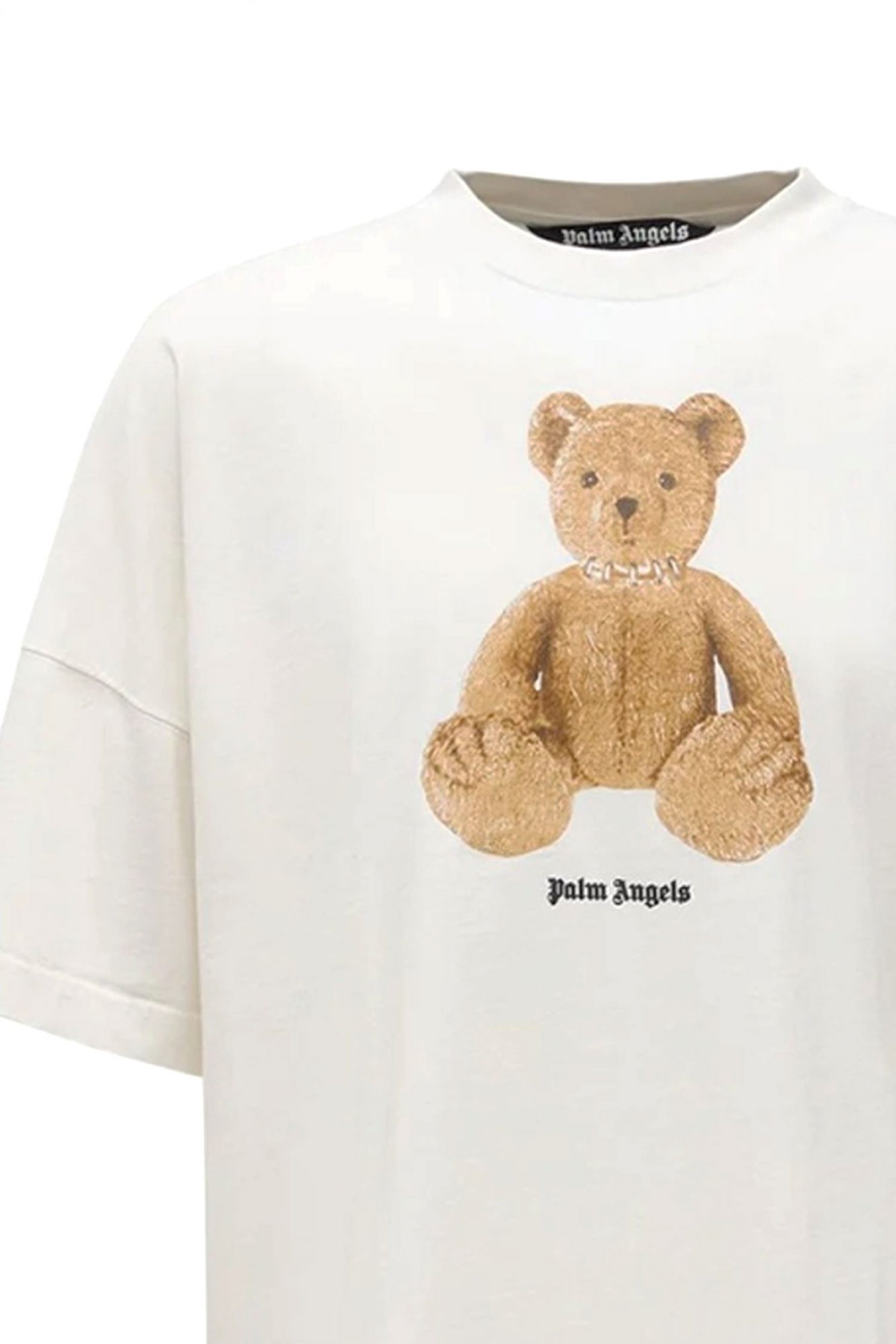 PALM ANGELS T-SHIRT BEAR OVER TEE ΛΕΥΚΟ