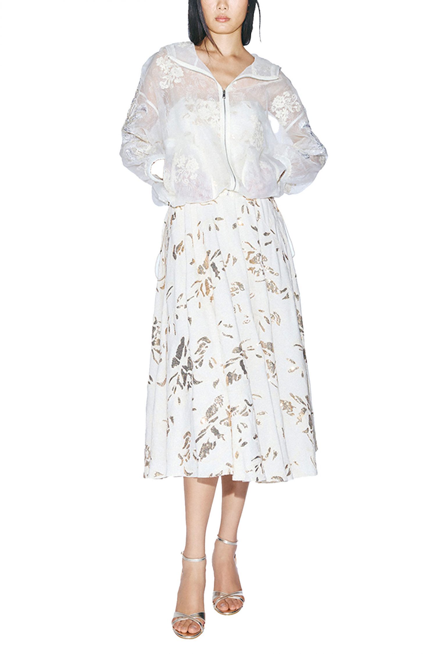 TWINS FANTASY ΖΑΚΕΤΑ C-THRU ΚΟΥΚΟΥΛΑ ΠΑΓΙΕΤΑ ΛΑΣΤΙΧΟ ΚΑΤΩ ΕΚΡΟΥ φωτογραφία