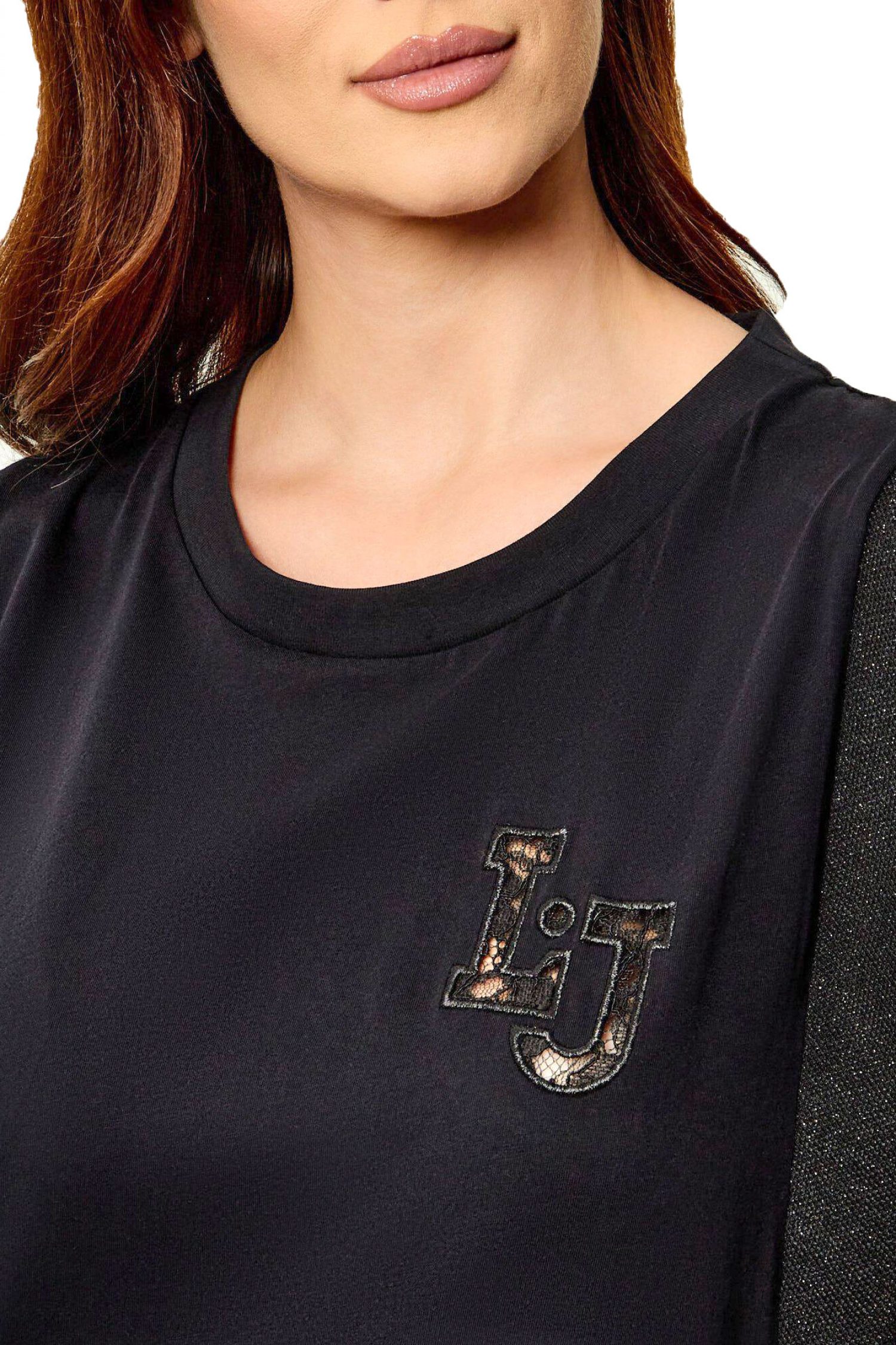 LIU-JO BETTER TANK TOP LOGO ΜΑΥΡΟ φωτογραφία