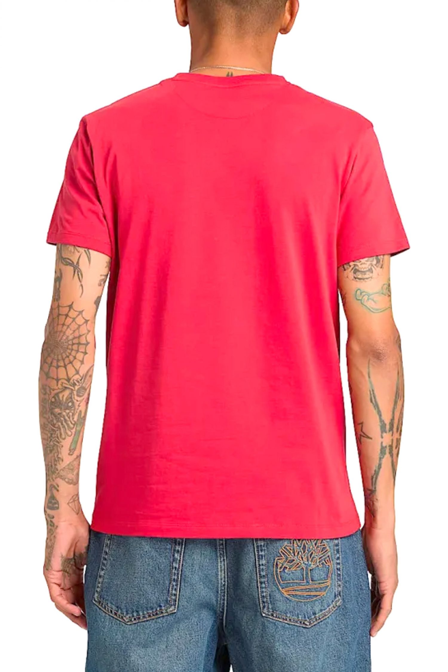 TIMBERLAND T-SHIRT CREW NECK DUN-RIVER SLIM FIT ΚΟΡΑΛΙ