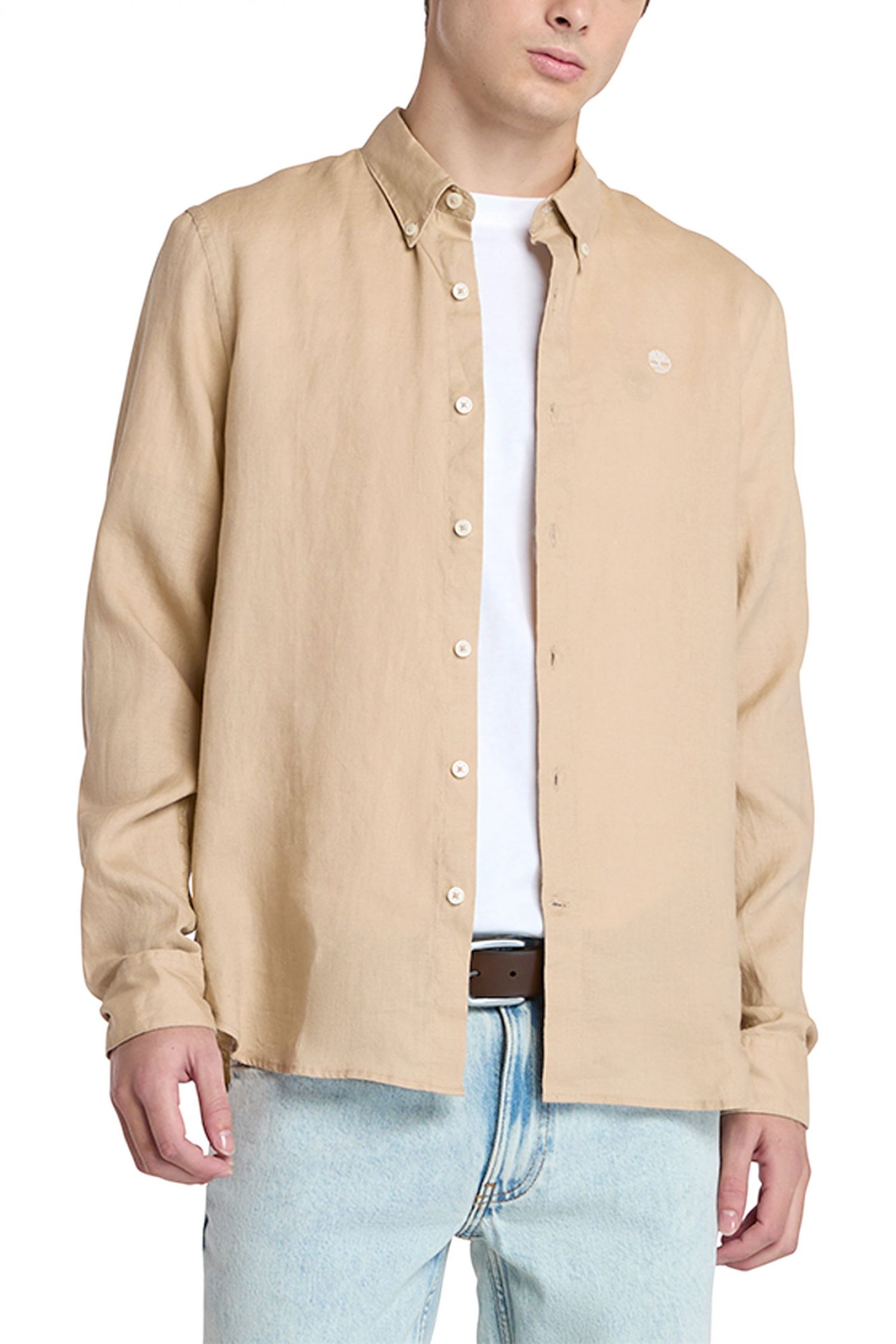 Men's Shirts Timberland Beige