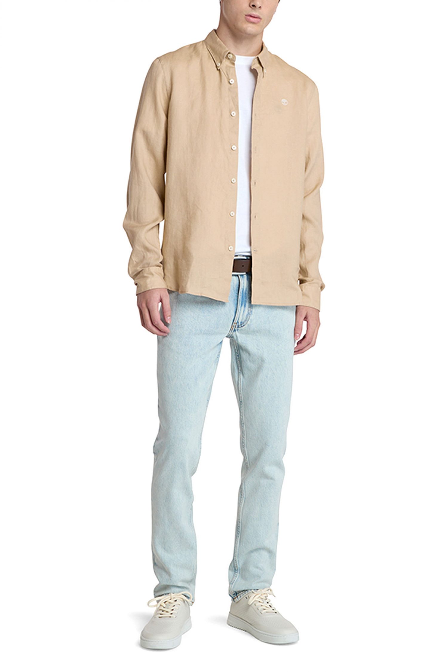 Men's Shirts Timberland Beige