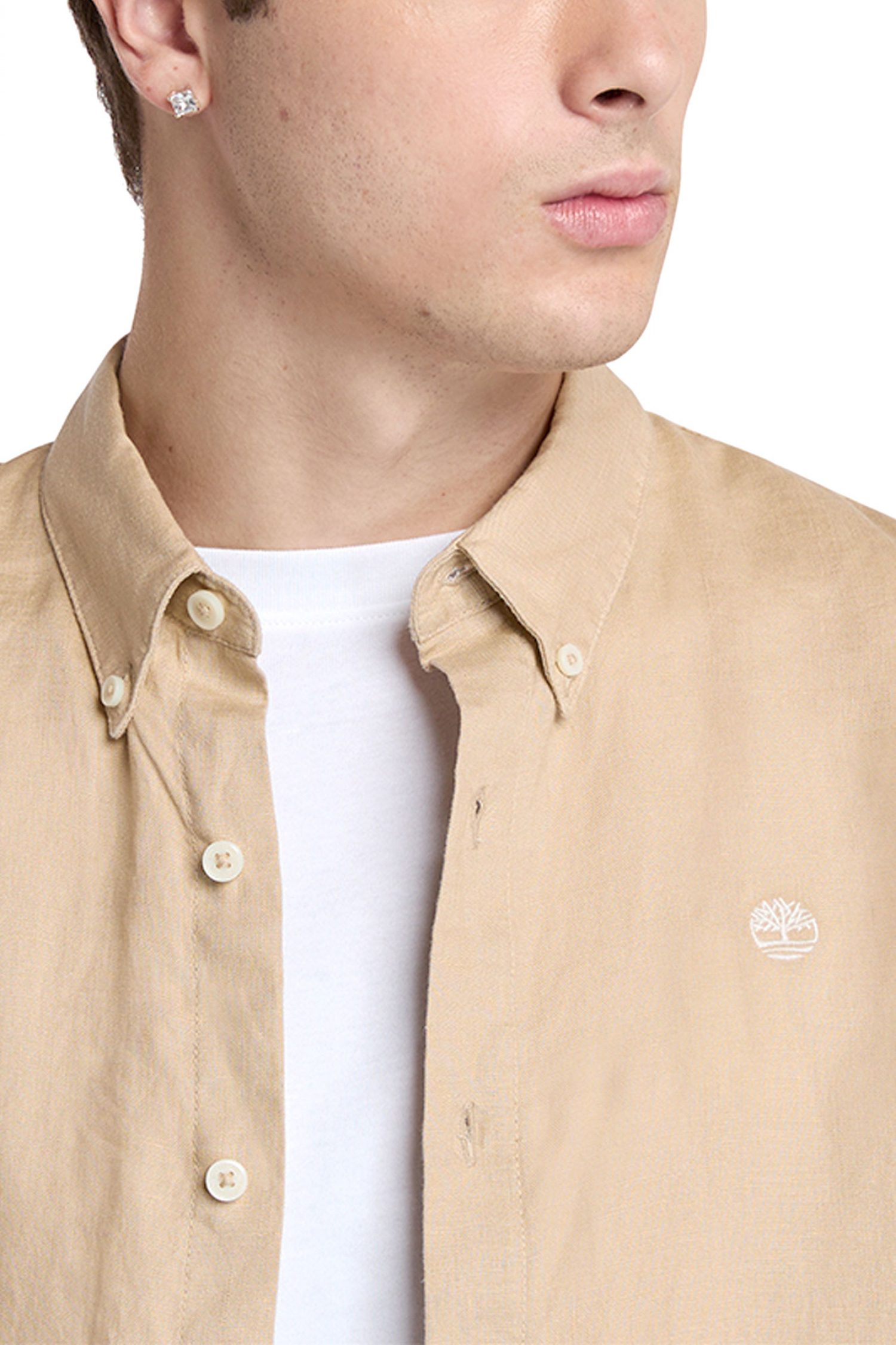 Men's Shirts Timberland Beige