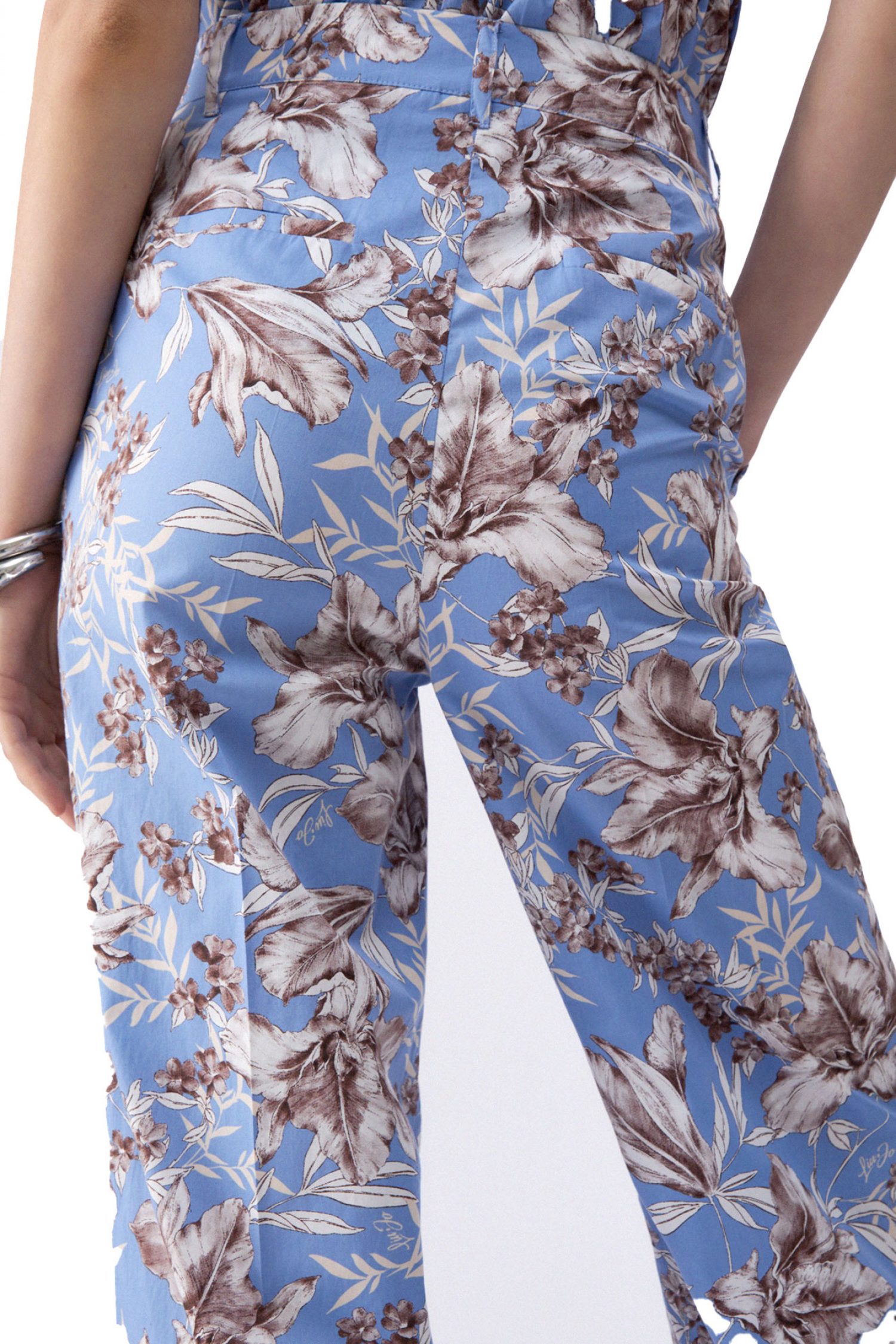 LIU-JO ΠΑΝΤΕΛΟΝΙ FLORAL ΣΙΕΛ