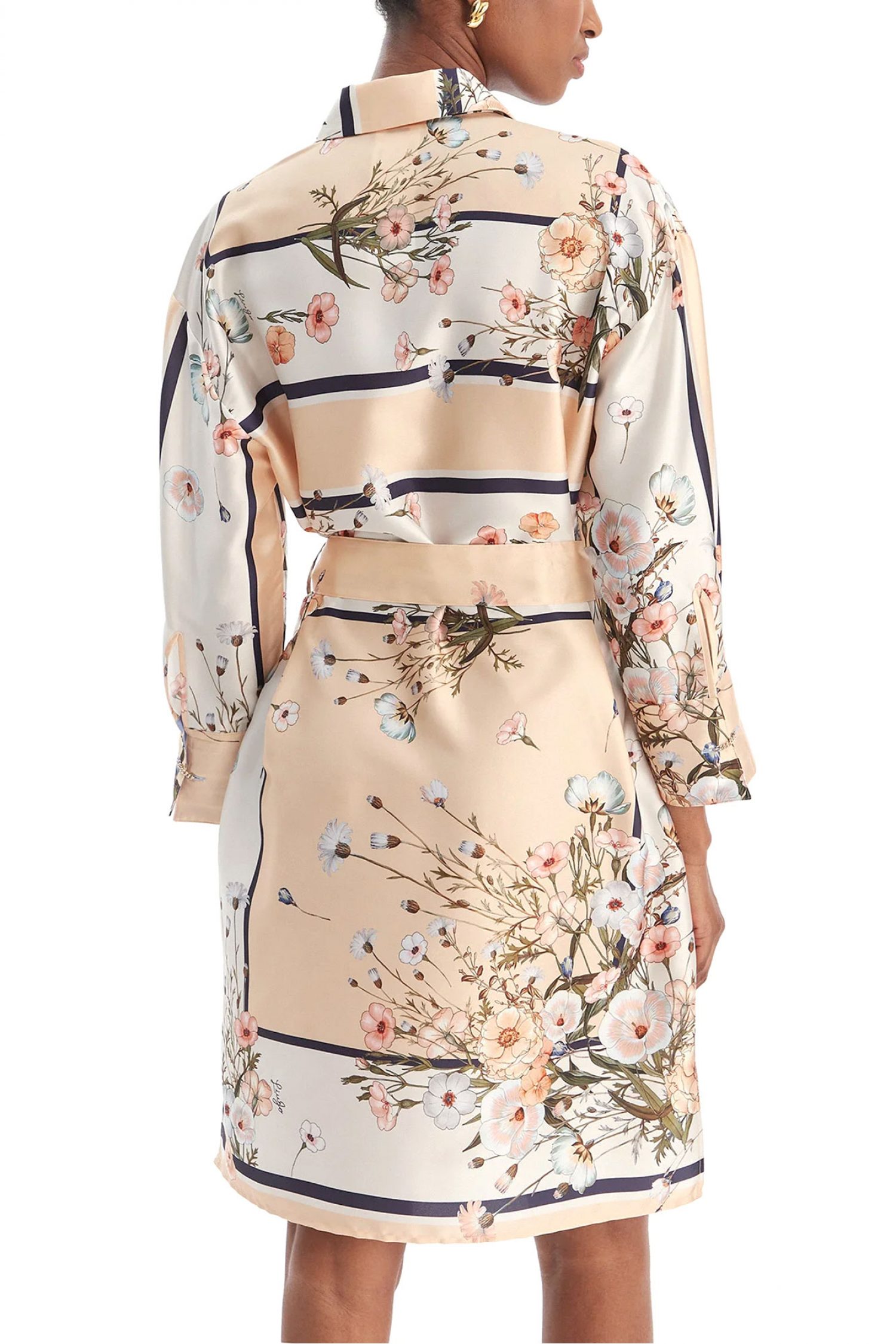 LIU-JO ΦΟΡΕΜΑ MIDI ΕΜΠΡΙΜΕ ΕΚΡΟΥ