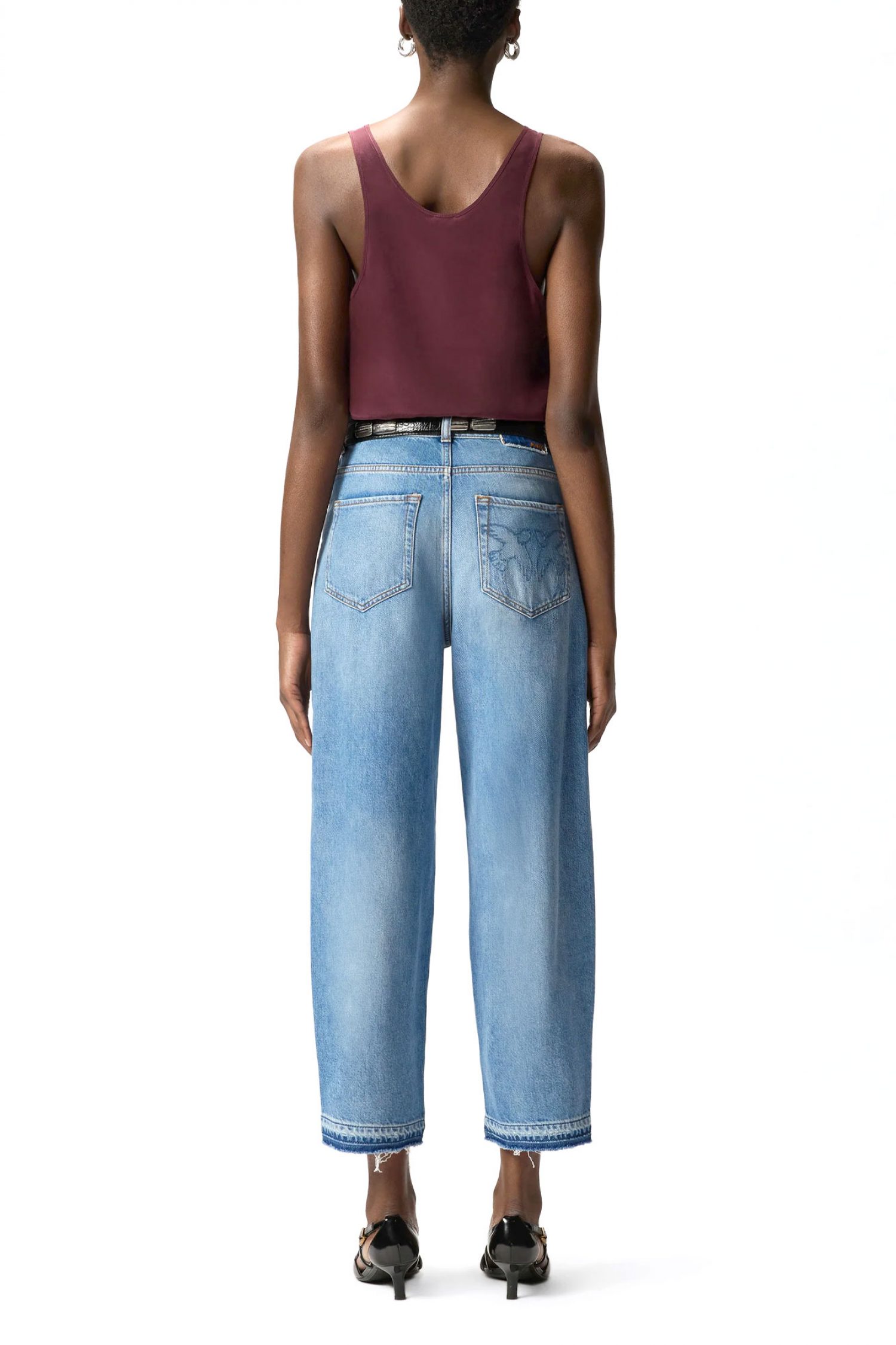 PINKO ΤΖΙΝ ESTELLE EGG ΜΠΛΕ ΑΝΟΙΧΤΟ φωτογραφία