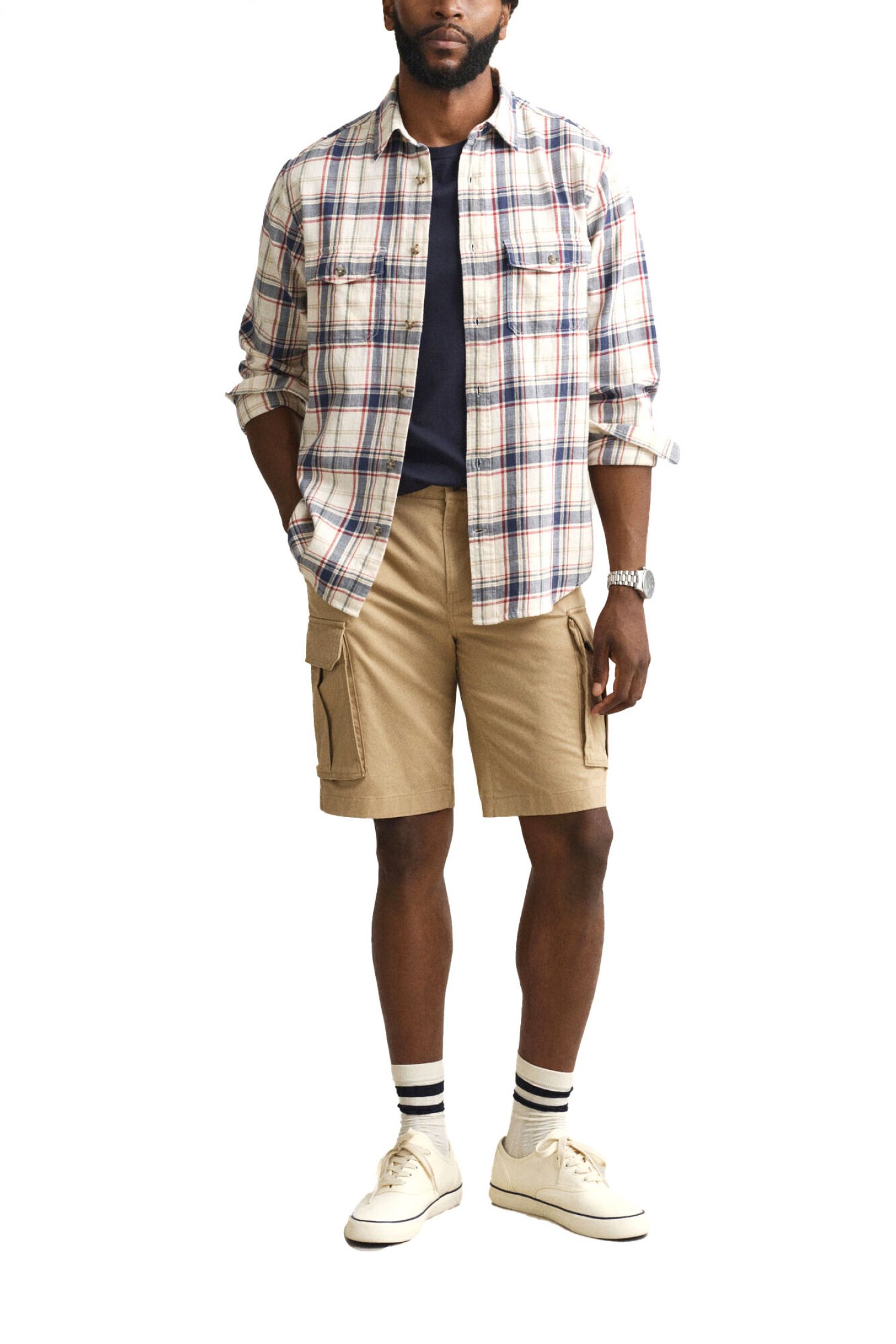 GANT ΒΕΡΜΟΥΔΑ CARGO REG CLASSIC SHORTS ΜΠΕΖ φωτογραφία