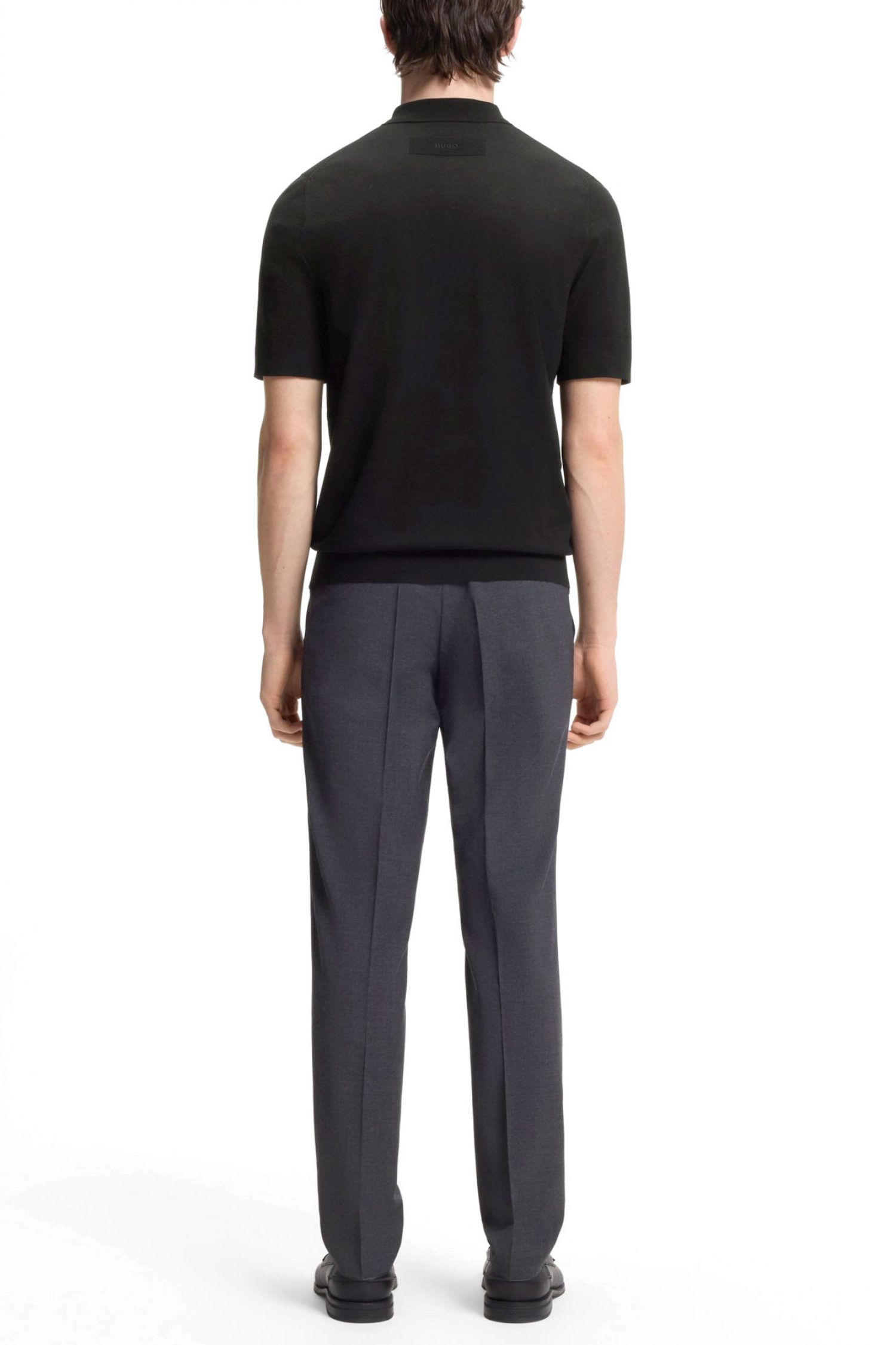 HUGO POLO ΠΛΕΚΤΟ SAN PETER-CV ΜΑΥΡΟ φωτογραφία