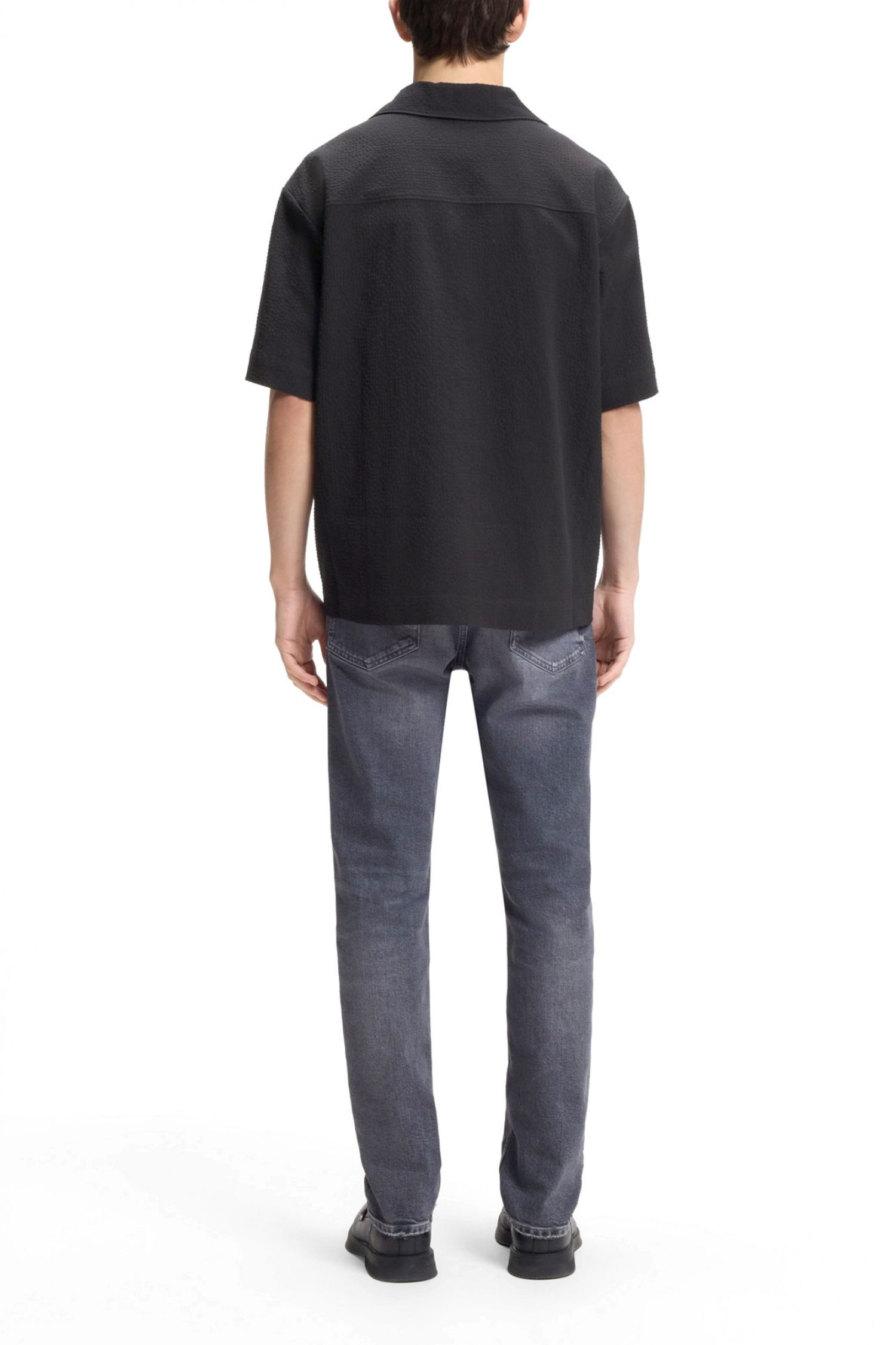 HUGO ΠΟΥΚΑΜΙΣΟ ESPINO ΠΙΚΕ ΜΑΥΡΟ φωτογραφία