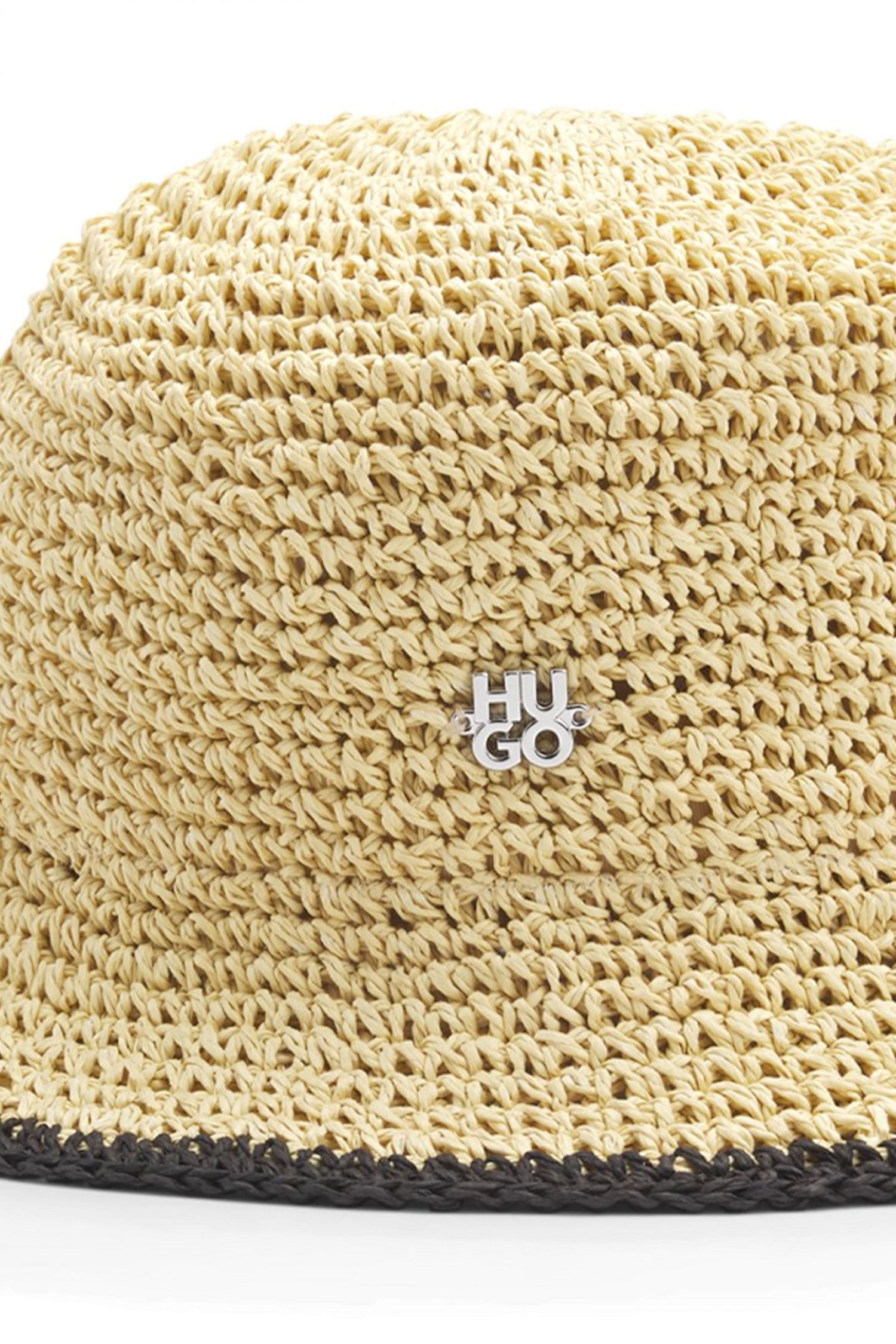 HUGO ΚΑΠΕΛΟ ΨΑΘΑ CALATHA-RA LOGO ΕΚΡΟΥ φωτογραφία