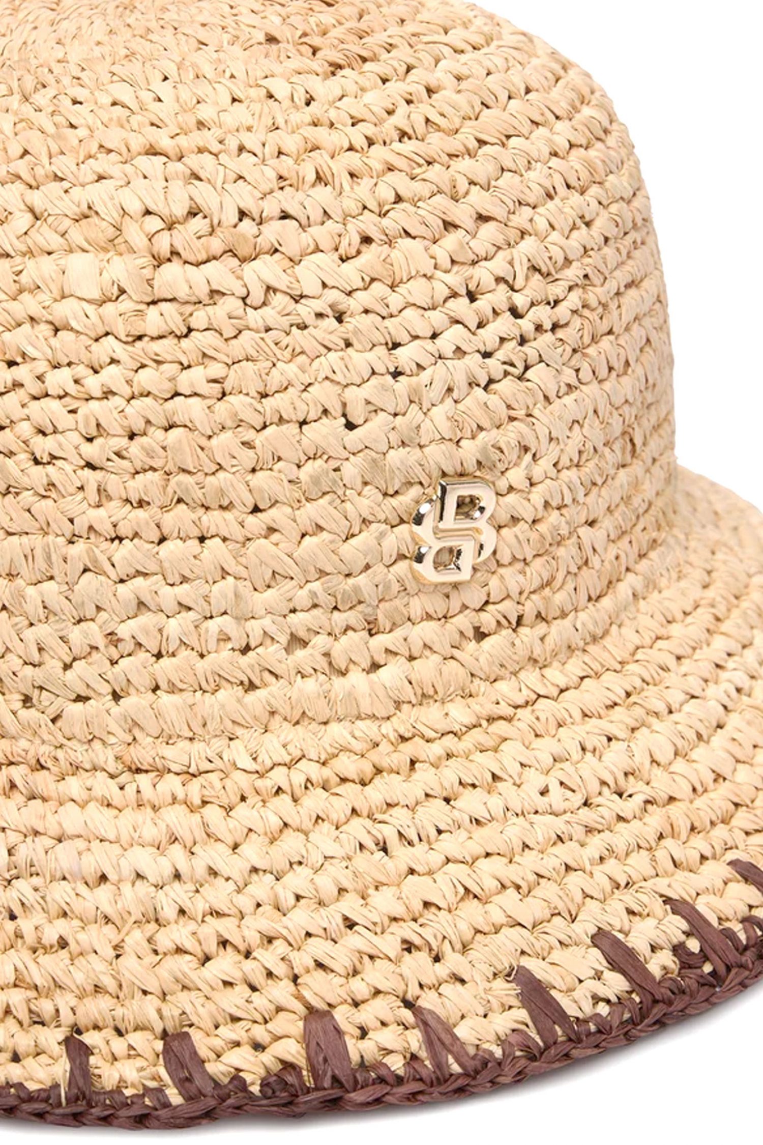 BOSS ΚΑΠΕΛΟ DANIKA-CR ΨΑΘΑ LOGO ΜΕΤΑΛΛΙΚΟ ΜΠΕΖ φωτογραφία