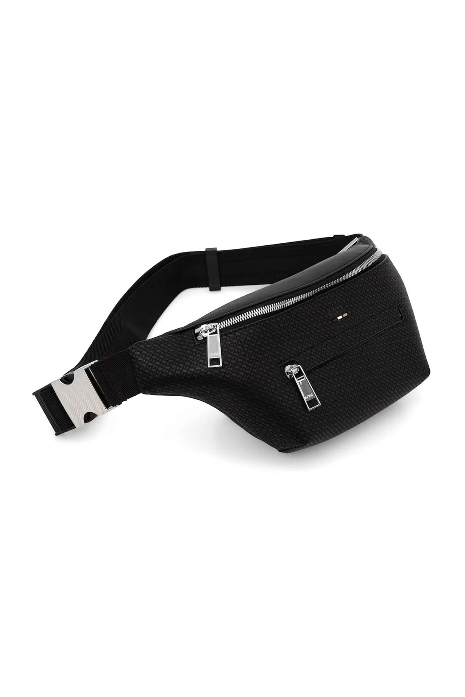 BOSS ΤΣΑΝΤΑΚΙ ΜΕΣΗΣ ALL OVER LOGO RAY_MP_BELTBAG ΜΑΥΡΟ φωτογραφία