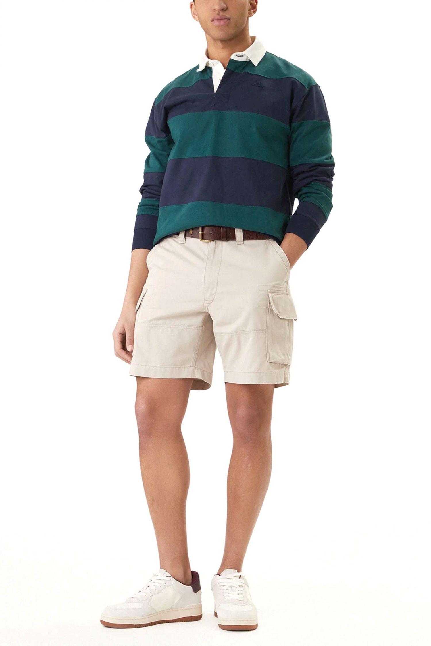 RALPH LAUREN ΒΕΡΜΟΥΔΑ CARGO GELLAR ΜΠΕΖ φωτογραφία