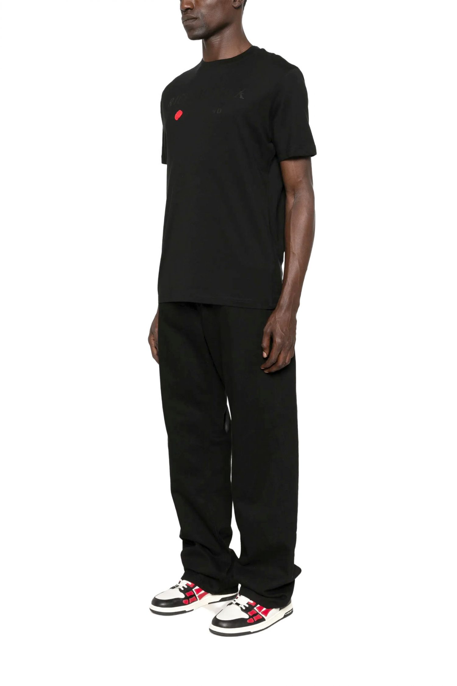 RICHMOND X T-SHIRT SAKANTA LOGO ΜΑΥΡΟ φωτογραφία