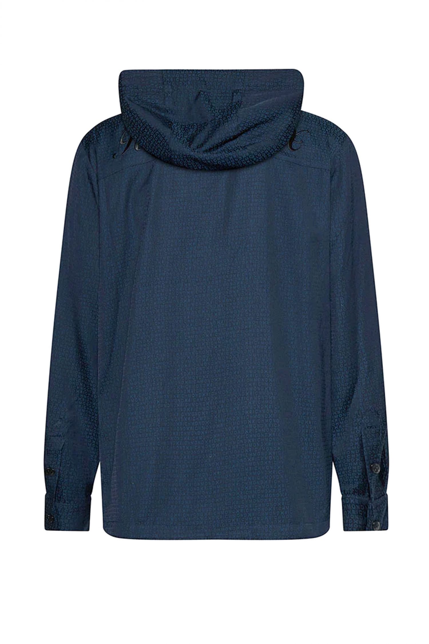 RICHMOND X JACKET HOODIE QUORIX ΛΑΣΤΙΧΟ ΚΑΤΩ ALL OVER LOGO ΜΠΛΕ φωτογραφία