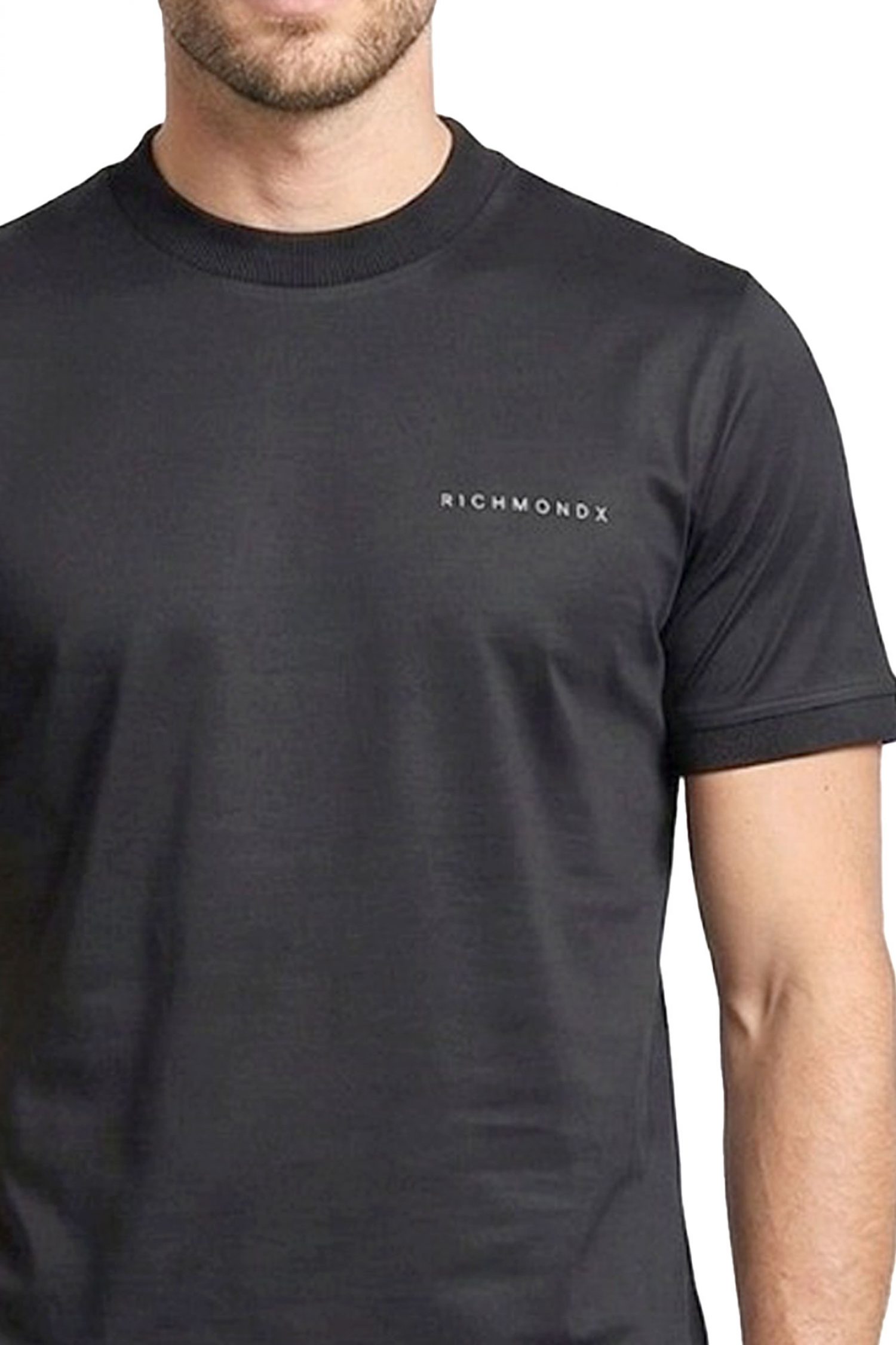 RICHMOND X T-SHIRT RESPIR LOGO ΜΑΥΡΟ φωτογραφία