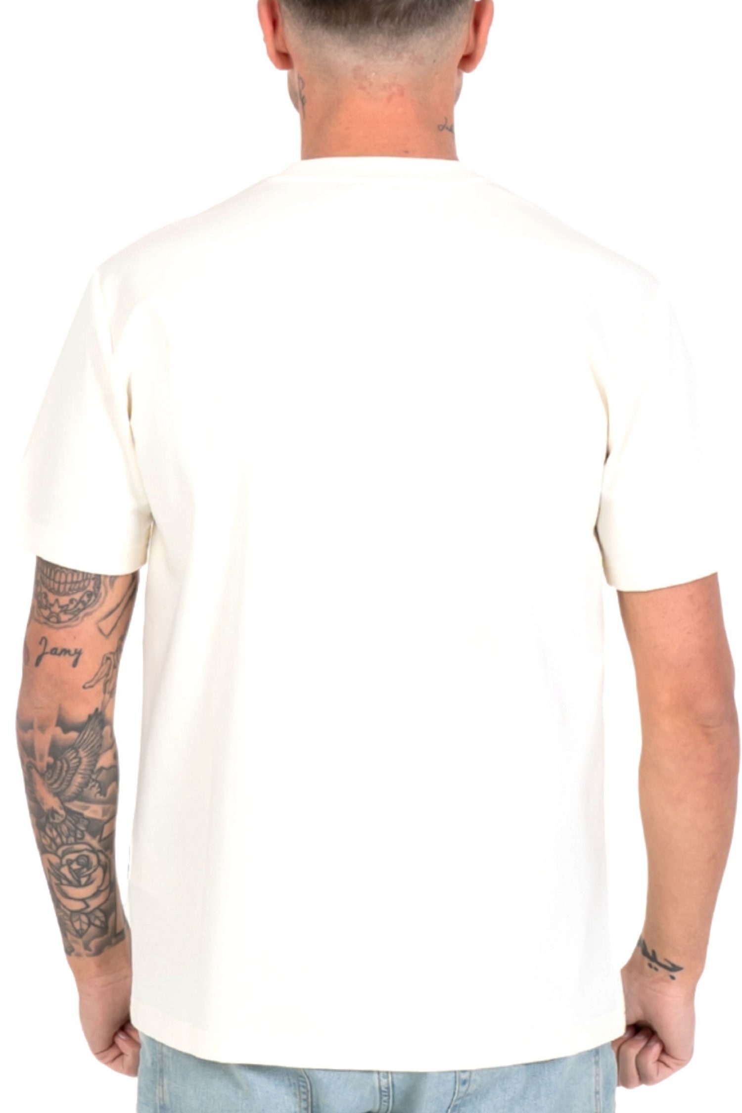 WRONG FRIENDS T-SHIRT BALTIMORE LOGO ΕΚΡΟΥ φωτογραφία