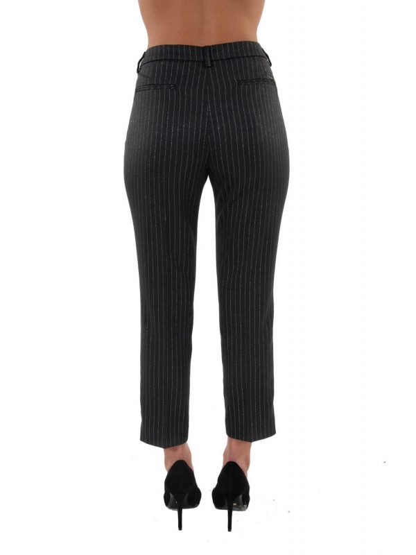 LIU-JO ΠΑΝΤΕΛΟΝΙ CHINO ΡΙΓΕ ΓΚΡΙ - Image 4