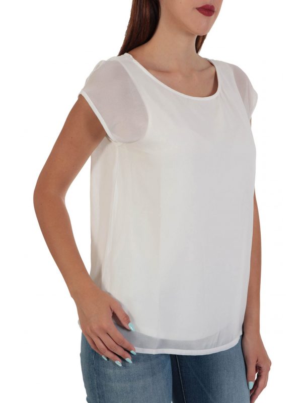 MARELLA TOP GENE ΔΙΠΛΟ ΔΙΑΦΑΝΕΙΑ ΛΕΥΚΟ - Image 2