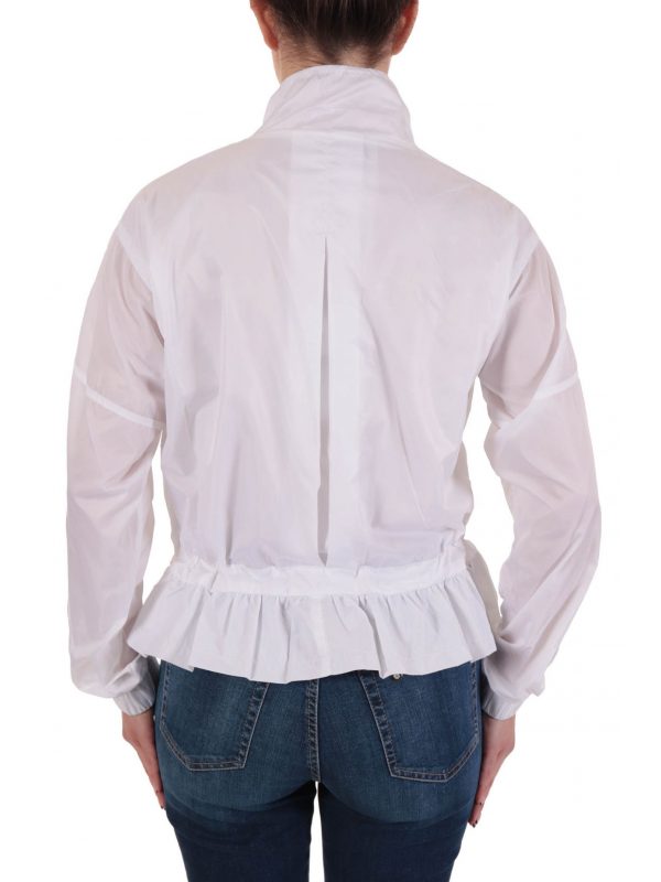 LIU-JO SPORT ΜΠΟΥΦΑΝ NAVETTA ΜΕ ΤΙΡΑΝΤΕΣ ΚΑΙ ΜΕΤΑΛΛΙΚΕΣ ΛΕΠΤΟΜΕΡΕΙΕΣ ΛΕΥΚΟ - Image 4