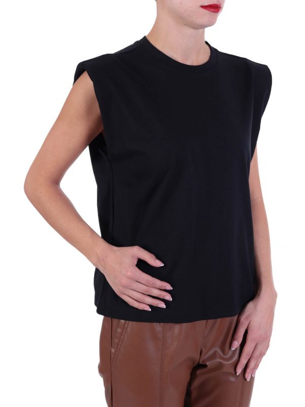 MARELLA EMME TOP BASKET ΒΑΤΕΣ ΩΜΟΥΣ ΜΑΥΡΟ - Image 2