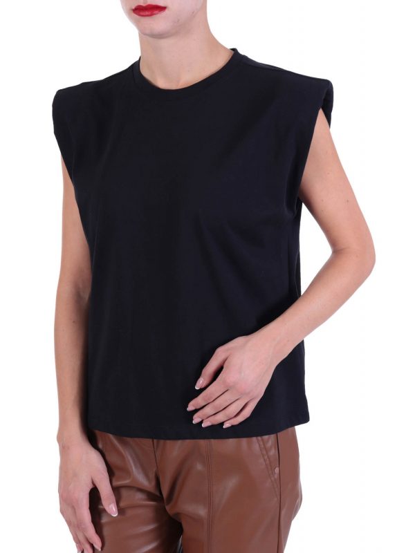 MARELLA EMME TOP BASKET ΒΑΤΕΣ ΩΜΟΥΣ ΜΑΥΡΟ - Image 3