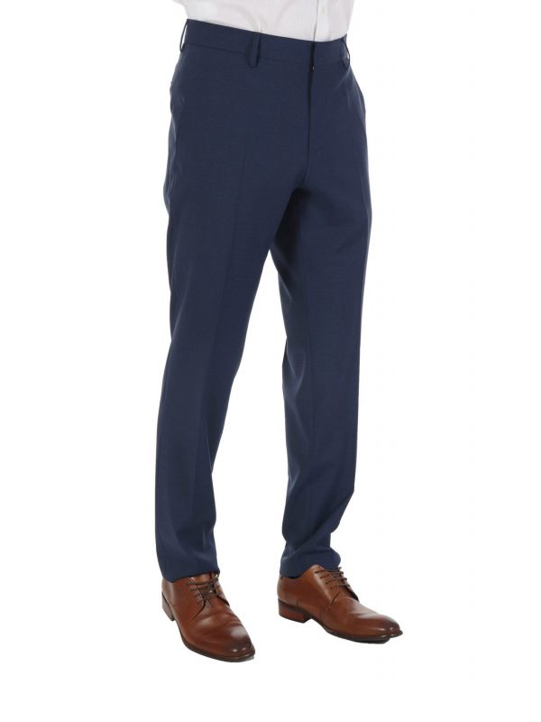 BOSS ΠΑΝΤΕΛΟΝΙ ΚΟΣΤΟΥΜΙΟΥ ΜΙΚΡΟΣΧΕΔΙΟ SLIM FIT H-GENIUS-MM-224 ΜΠΛΕ