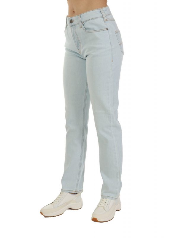 EMPORIO ARMANI  ΠΑΝΤΕΛΟΝΙ JEANS WOMAN J60 REGULAR FIT ΓΑΛΑΖΙΟ