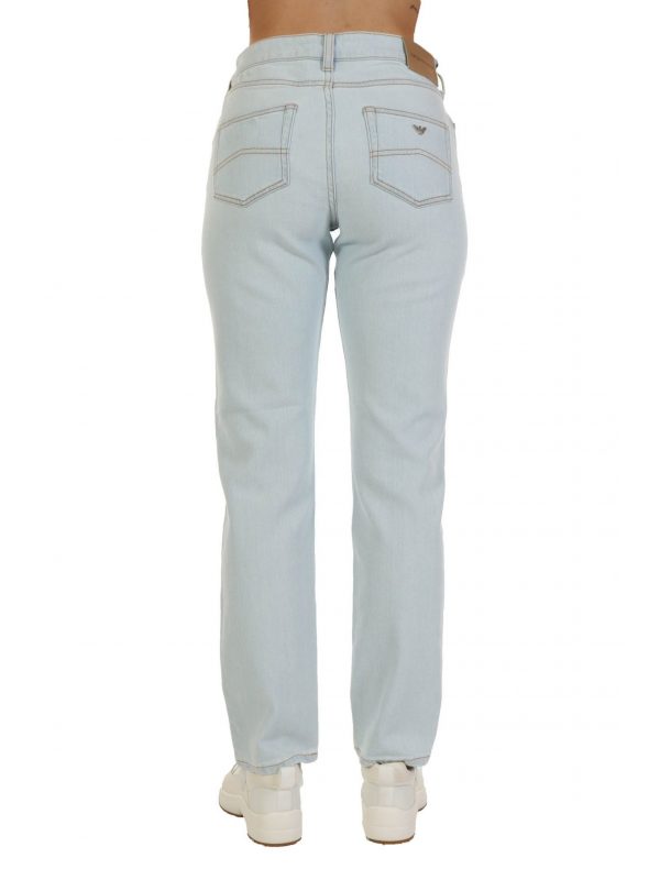 EMPORIO ARMANI  ΠΑΝΤΕΛΟΝΙ JEANS WOMAN J60 REGULAR FIT ΓΑΛΑΖΙΟ