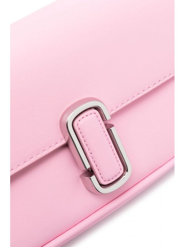 MARC JACOBS ΤΣΑΝΤΑΚΙ CROSSBODY THE MINI BAG ΑΛΥΣΙΔΑ ΙΜΑΝΤΑΣ LOGO ΡΟΖ