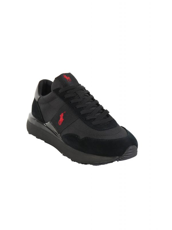 RALPH LAUREN ΠΑΠΟΥΤΣΙΑ SNEAKERS TRAIN 99 PP-SK-LTL ΜΑΥΡΟ