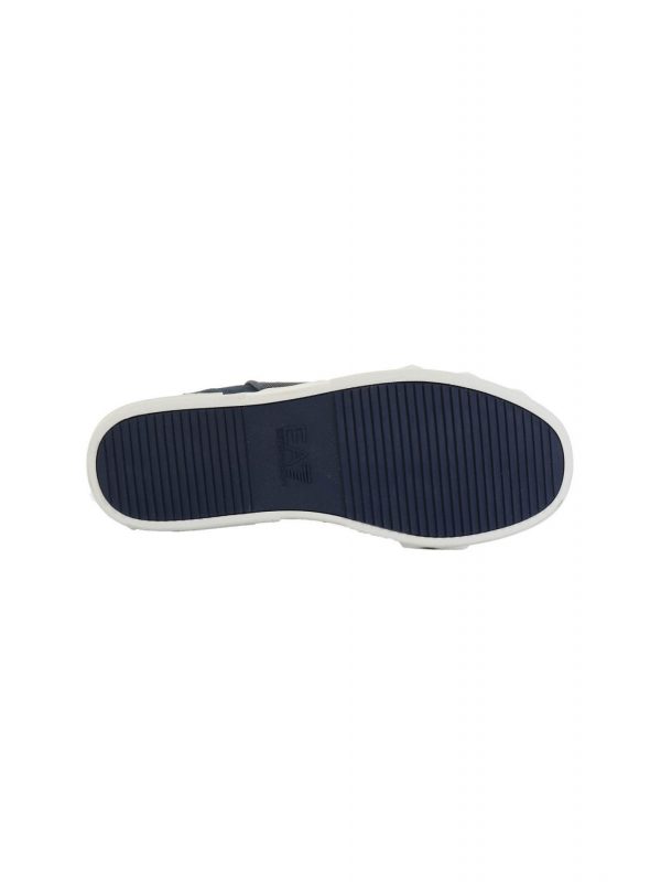 ARMANI 7 ΠΑΠΟΥΤΣΙΑ SNEAKERS LOGO ΜΠΛΕ