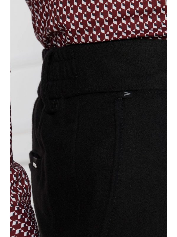 BOSS ΠΑΝΤΕΛΟΝΙ CHINO SLIM FIT P-GENIUS-CW-234 ΜΑΥΡΟ