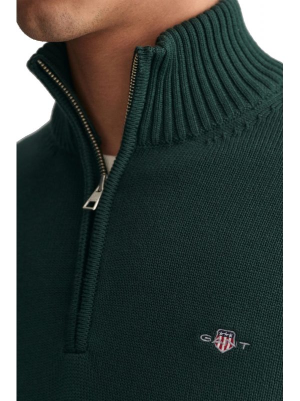 GANT ΠΛΕΚΤΟ CASUAL COTTON HALF ZIP ΚΥΠΑΡΙΣΣΙ