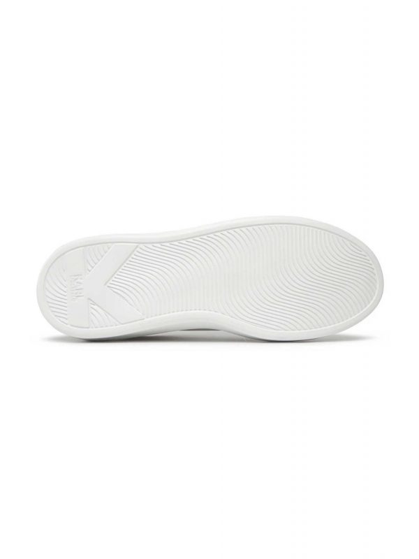 KARL LAGERFELD ΠΑΠΟΥΤΣΙΑ SNEAKERS KAPRI MENS RIVET KOUNTER ΤΡΟΥΚΣ LOGO ΛΕΥΚΟ