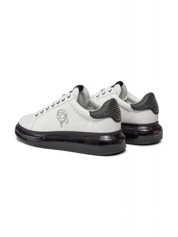 KARL LAGERFELD ΠΑΠΟΥΤΣΙΑ SNEAKERS KAPRI KUSHION PLEXI NFT ΛΕΥΚΟ-ΜΑΥΡΟ