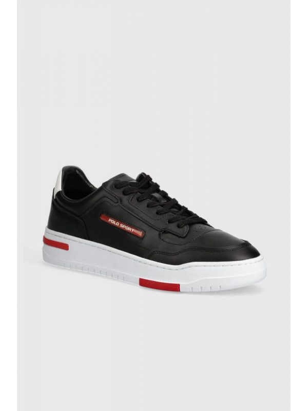 RALPH LAUREN ΠΑΠΟΥΤΣΙΑ SNEAKERS PS 300-SKS-LTL ΜΑΥΡΟ