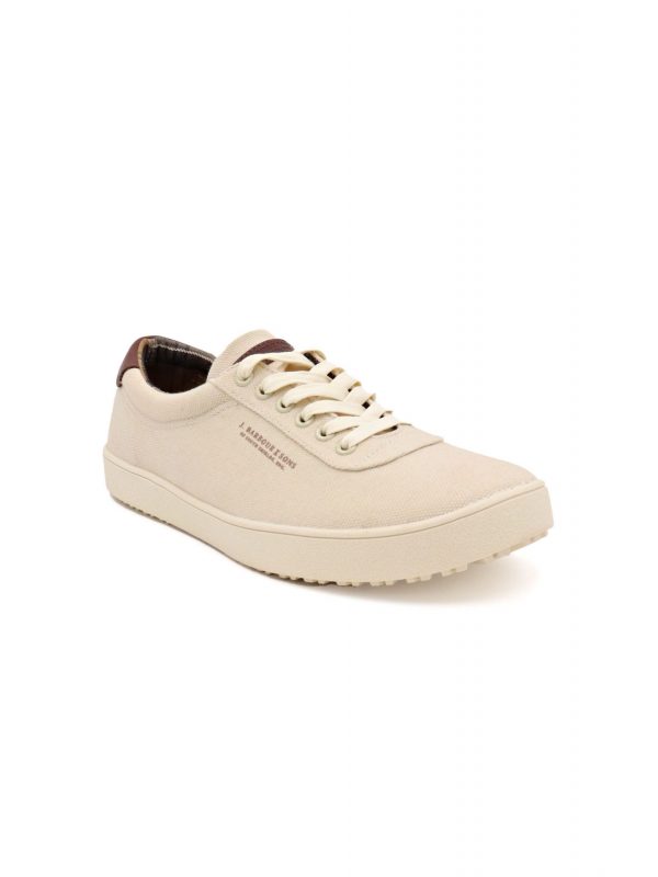 BARBOUR ΠΑΠΟΥΤΣΙΑ SNEAKERS WALLSEND 2 ΕΚΡΟΥ