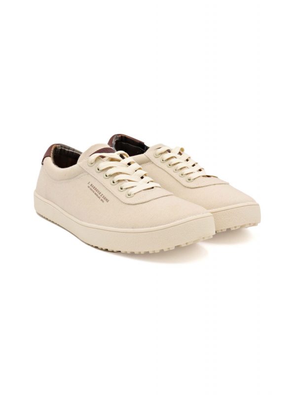 BARBOUR ΠΑΠΟΥΤΣΙΑ SNEAKERS WALLSEND 2 ΕΚΡΟΥ