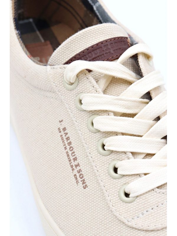 BARBOUR ΠΑΠΟΥΤΣΙΑ SNEAKERS WALLSEND 2 ΕΚΡΟΥ