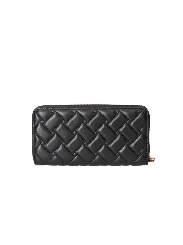 KURT GEIGER ΠΟΡΤΟΦΟΛΙ Κ ZIP AROUND WALLET EAGLE ΚΑΠΙΤΟΝΕ LOGO ΜΑΥΡΟ